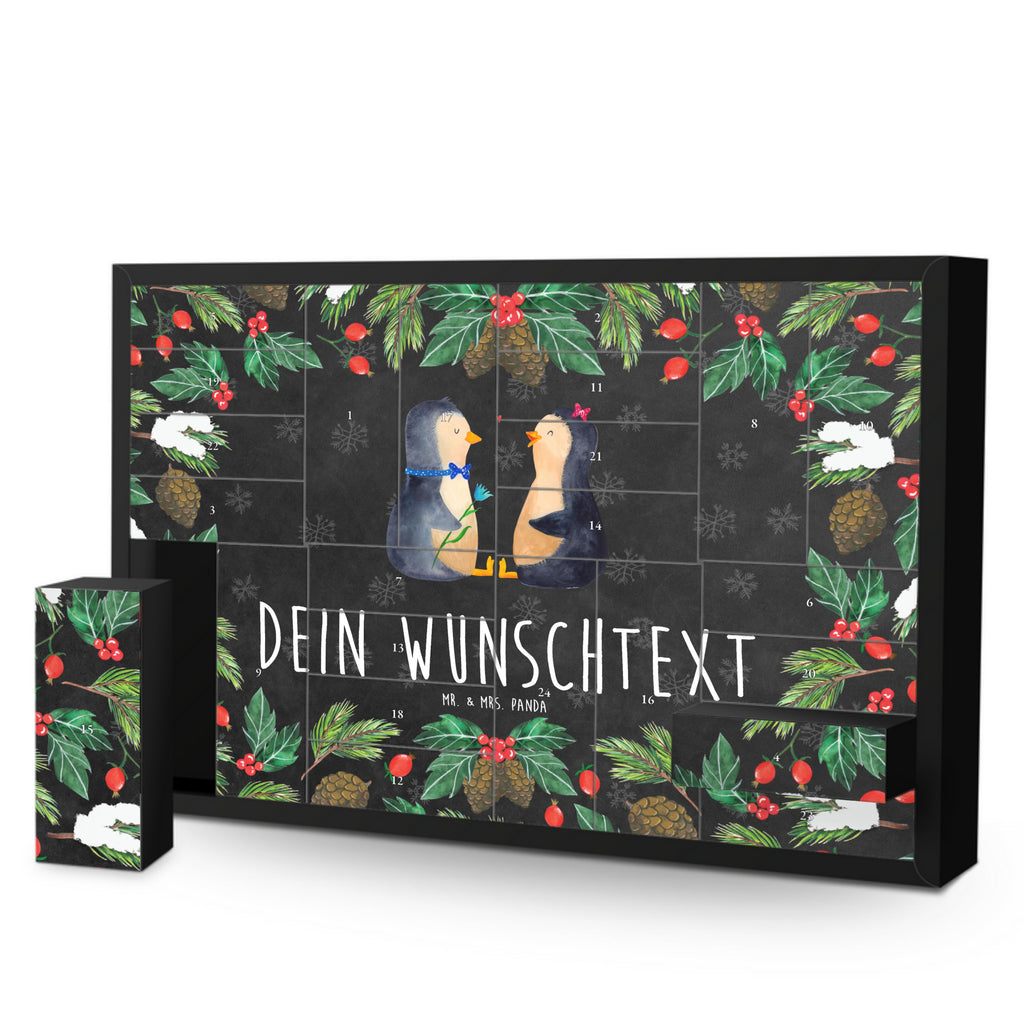 Personalisierter Befüllbarer Adventskalender Pinguin Pärchen Befüllbarer Adventskalender, Adventskalender zum selbst befüllen, Pinguin, Pinguine, Liebe, Liebespaar, Liebesbeweis, Liebesgeschenk, Verlobung, Jahrestag, Hochzeitstag, Hochzeit, Hochzeitsgeschenk, große Liebe, Traumpaar