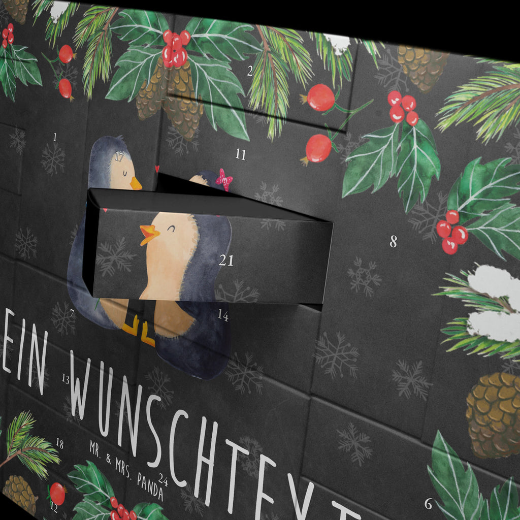 Personalisierter Befüllbarer Adventskalender Pinguin Pärchen Befüllbarer Adventskalender, Adventskalender zum selbst befüllen, Pinguin, Pinguine, Liebe, Liebespaar, Liebesbeweis, Liebesgeschenk, Verlobung, Jahrestag, Hochzeitstag, Hochzeit, Hochzeitsgeschenk, große Liebe, Traumpaar