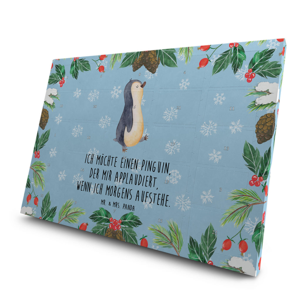 Tee Adventskalender Pinguin marschieren Adventskalender, Kerzen Adventskalender, Duftkerzen Adventskalender, Pinguin, Pinguine, Frühaufsteher, Langschläfer, Bruder, Schwester, Familie