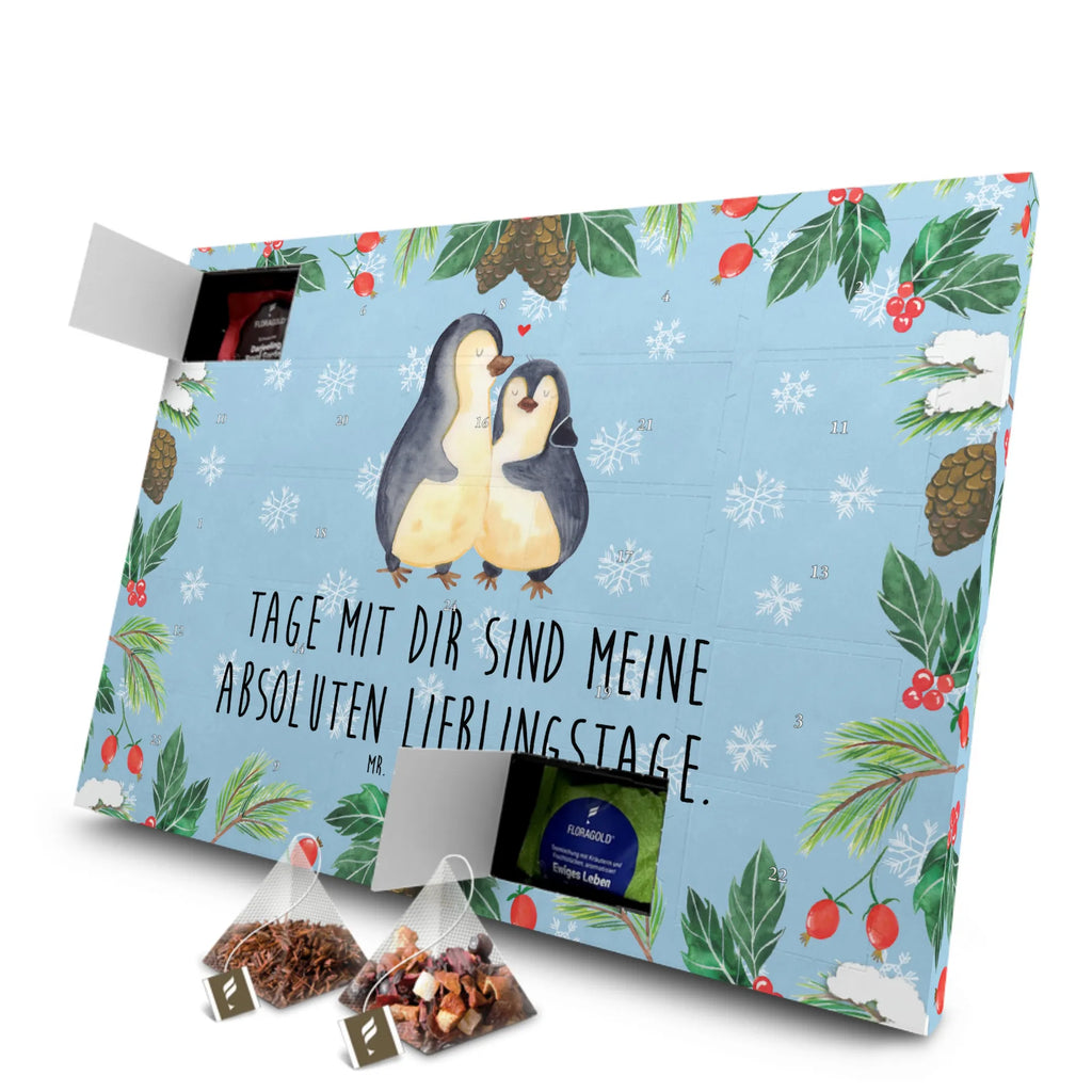 Tee Adventskalender Pinguin umarmen Adventskalender, Kerzen Adventskalender, Duftkerzen Adventskalender, Pinguin, Liebe, Liebespaar, Liebesbeweis, Liebesgeschenk, Verlobung, Jahrestag, Hochzeitstag, Hochzeit, Hochzeitsgeschenk