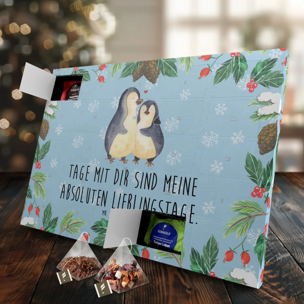 Tee Adventskalender Pinguin umarmen Adventskalender, Kerzen Adventskalender, Duftkerzen Adventskalender, Pinguin, Liebe, Liebespaar, Liebesbeweis, Liebesgeschenk, Verlobung, Jahrestag, Hochzeitstag, Hochzeit, Hochzeitsgeschenk