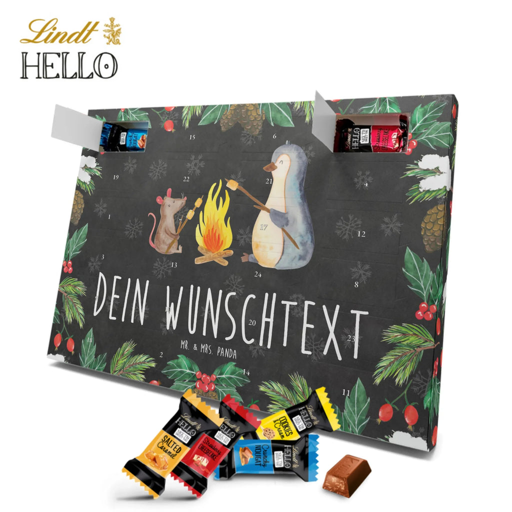 Personalisierter Markenschokolade Adventskalender Pinguin Lagerfeuer Personalisierter Adventskalender, Pinguin, Maus, Pinguine, Lagerfeuer, Leben, Arbeit, Job, Motivation, Büro, Büroalltag, Lebensspruch, Lebensmotivation, Neustart, Liebe, grillen, Feuer, Marshmallows