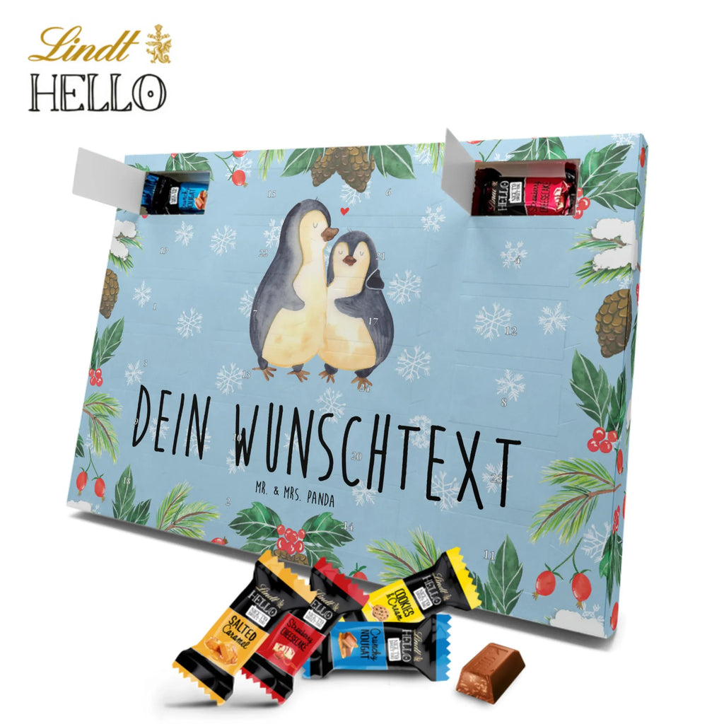 Personalisierter Markenschokolade Adventskalender Pinguin umarmen Personalisierter Adventskalender, Pinguin, Liebe, Liebespaar, Liebesbeweis, Liebesgeschenk, Verlobung, Jahrestag, Hochzeitstag, Hochzeit, Hochzeitsgeschenk