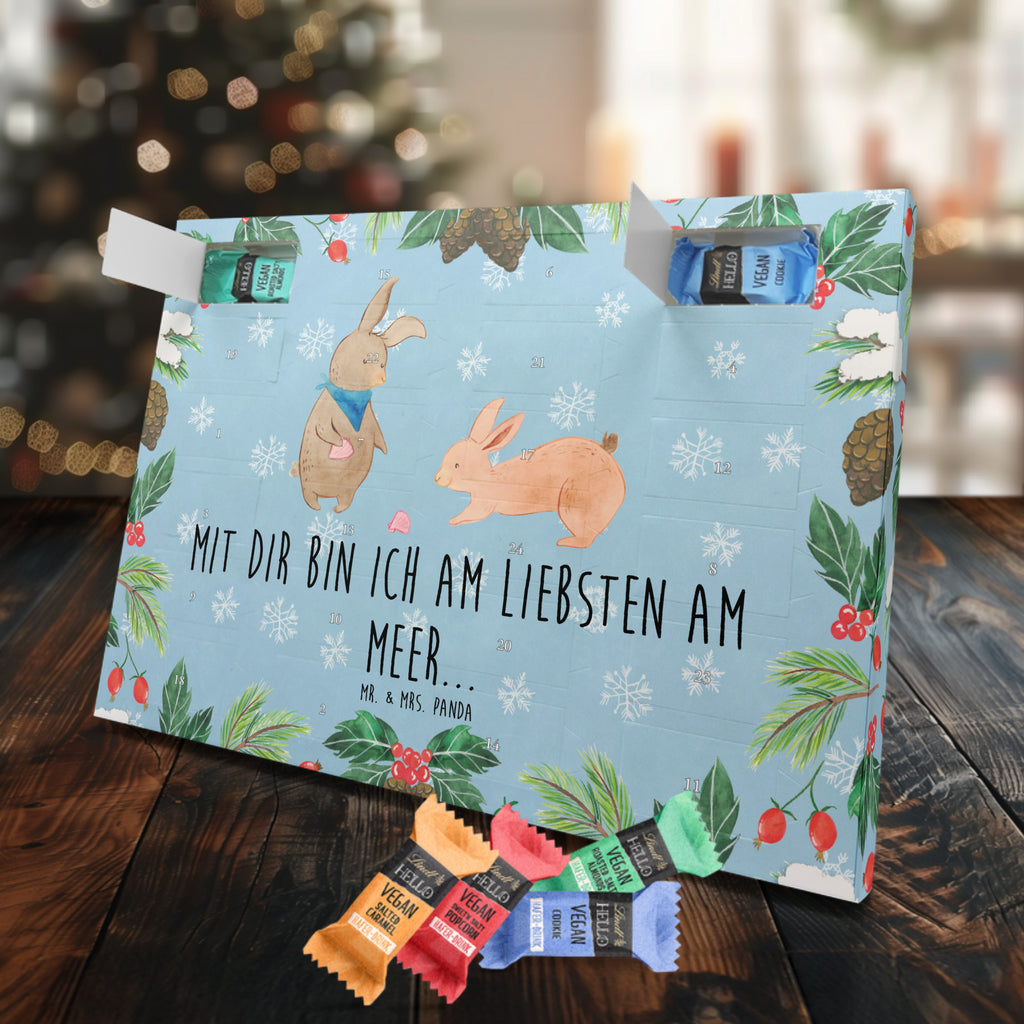 Veganer Adventskalender Hasen Muschel Schokoladen Adventskalender, Familie, Vatertag, Muttertag, Bruder, Schwester, Mama, Papa, Oma, Opa, Hasen, beste Freundin, Freundin, Freundinnen, best friends, BFF, Muscheln sammeln, Muscheln, Meer