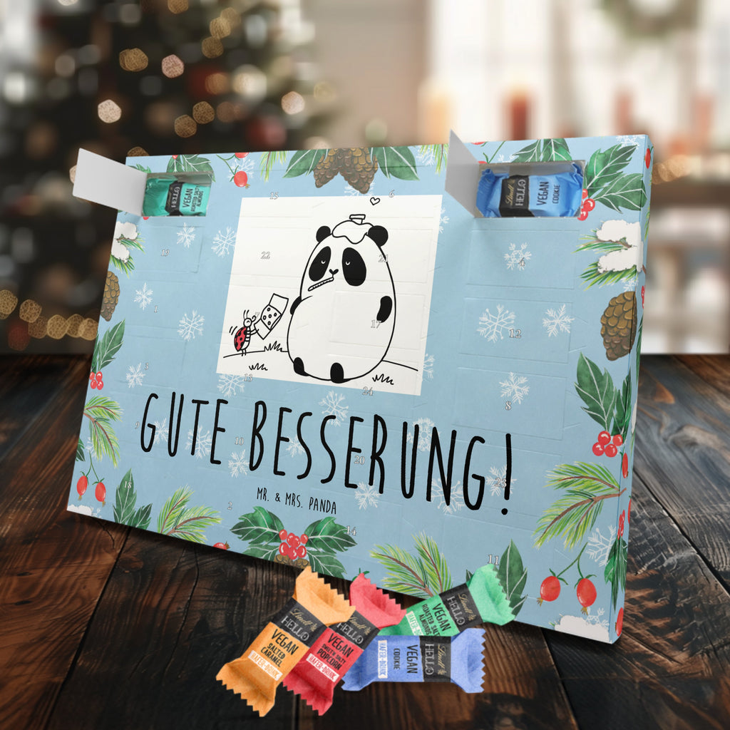 Veganer Adventskalender Panda Gute Besserung Schokoladen Adventskalender