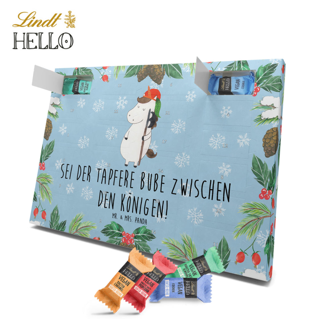 Veganer Adventskalender Einhorn Junge Schokoladen Adventskalender, Einhorn, Einhörner, Einhorn Deko, Pegasus, Unicorn, Bube, Mittelalter