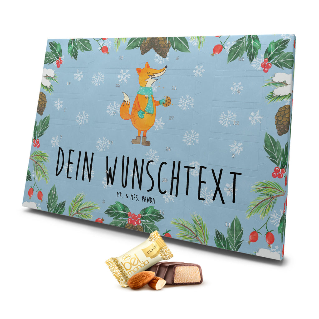 Personalisierter Marzipan Adventskalender Fuchs Keks Personalisierter Marzipan Adventskalender, Fuchs, Füchse, Backen Spruch, Kekse, Winter, Weihnachtszeit, Plätzchen, Liebe, Küche Deko