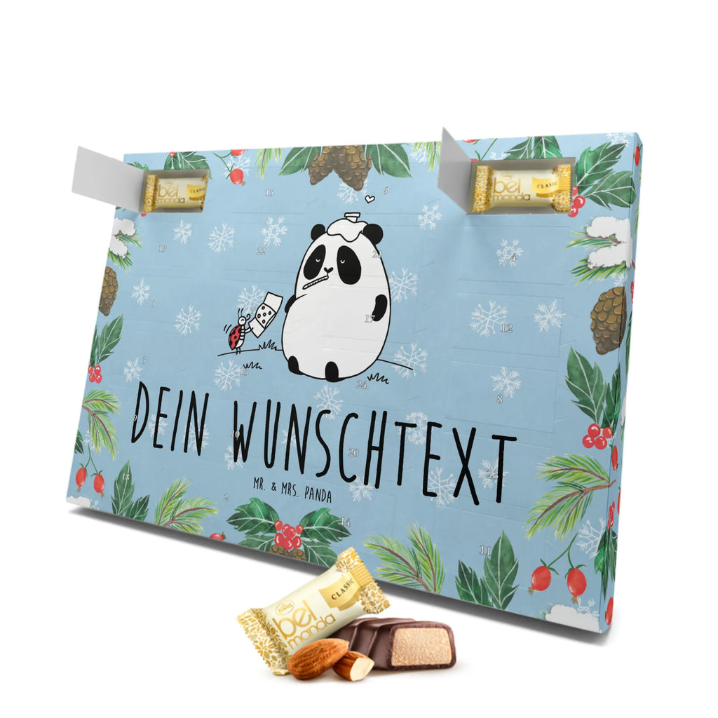 Personalisierter Marzipan Adventskalender Panda Gute Besserung Personalisierter Marzipan Adventskalender