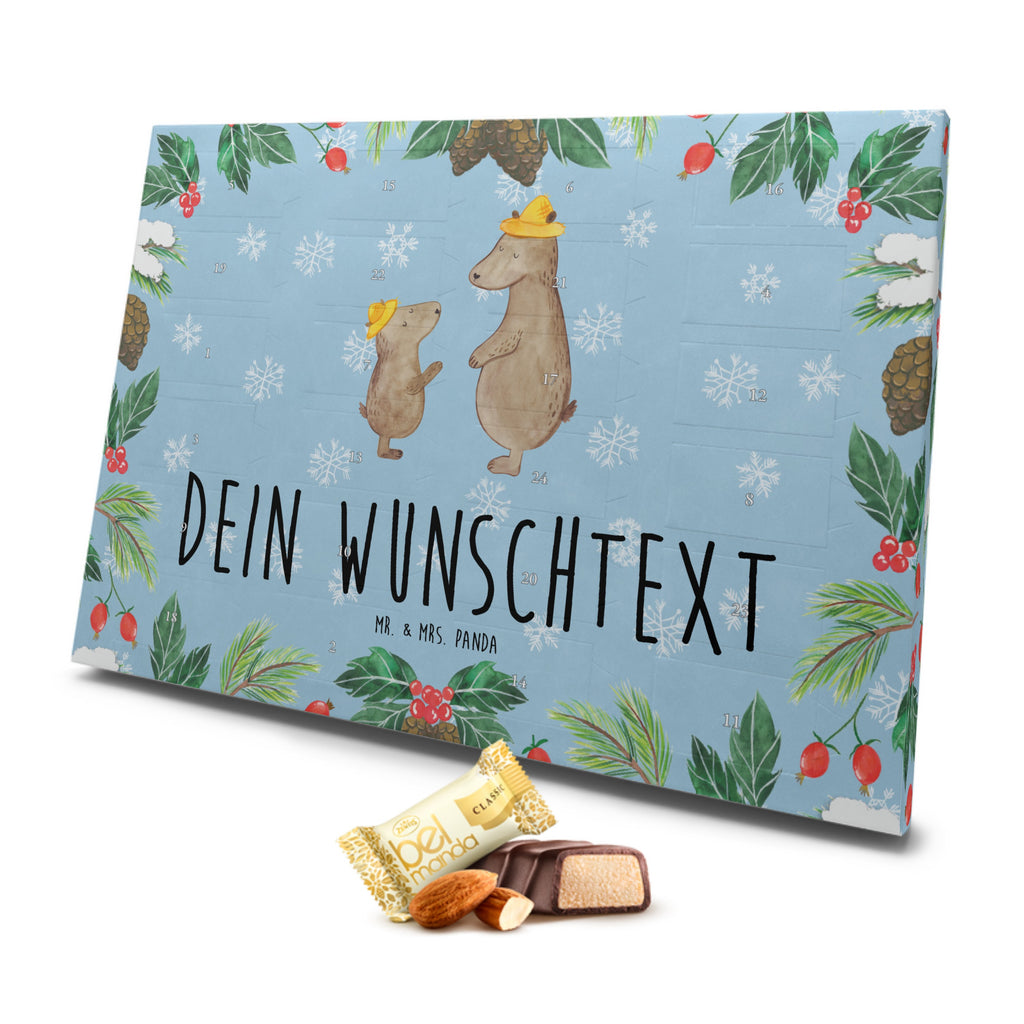 Personalisierter Marzipan Adventskalender Bären mit Hut Personalisierter Marzipan Adventskalender, Familie, Vatertag, Muttertag, Bruder, Schwester, Mama, Papa, Oma, Opa, Bär, Bären, Vater, Papi, Paps, Dad, Daddy, Lieblingsmensch, Sohn, Söhne, Kind, Kinder, Vater-Sohn, Family, Vorbild