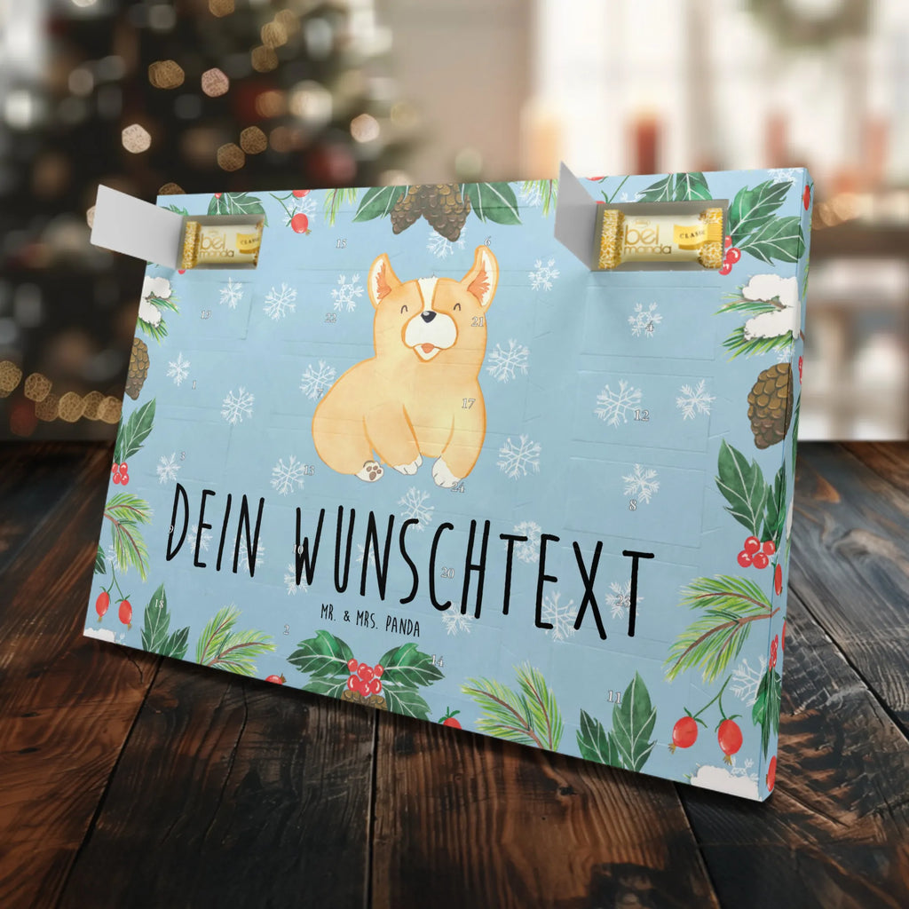 Personalisierter Marzipan Adventskalender Corgie Personalisierter Marzipan Adventskalender, Hund, Hundemotiv, Haustier, Hunderasse, Tierliebhaber, Hundebesitzer, Sprüche, Corgie, Welsh Corgie Pembroke, britisch, Motivation, Spruch, Hundespruch, Lebensfreude