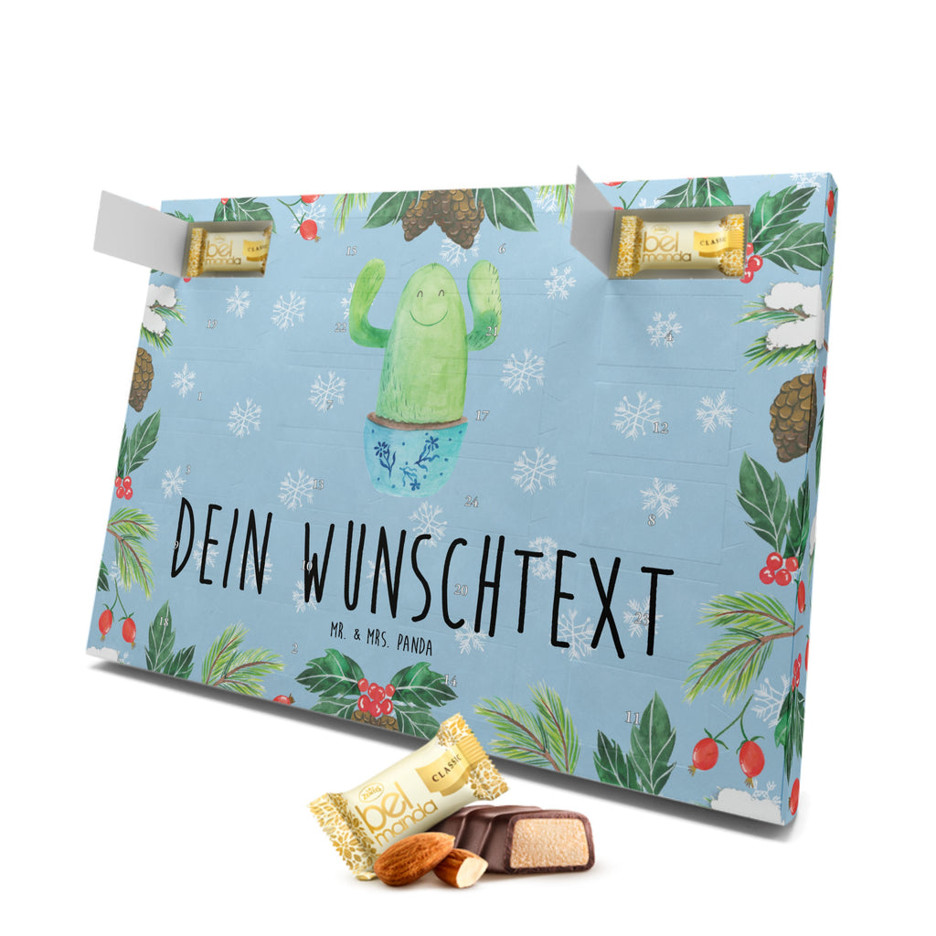 Personalisierter Marzipan Adventskalender Kaktus Happy Personalisierter Marzipan Adventskalender, Kaktus, Kakteen, Motivation, Spruch, lustig, Kindersicherung, Neustart, Büro, Büroalltag, Kollege, Kollegin, Freundin, Mutter, Familie, Ausbildung