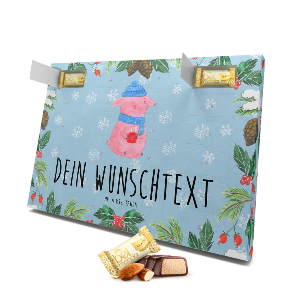 Personalisierter Marzipan Adventskalender Schwein Glühwein Personalisierter Marzipan Adventskalender, Winter, Weihnachten, Weihnachtsdeko, Nikolaus, Advent, Heiligabend, Wintermotiv, Glühschwein, Glühwein, Weihnachtsmarkt, Punsch