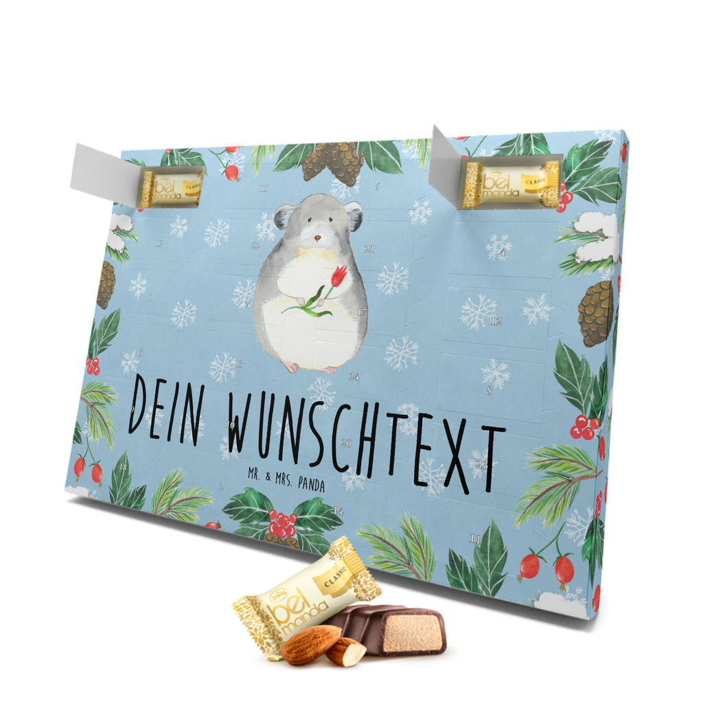 Personalisierter Marzipan Adventskalender Chinchilla Blume Personalisierter Marzipan Adventskalender, Tiermotive, Gute Laune, lustige Sprüche, Tiere, Chinchilla, Chinchillas, Liebeskummer, Kummer, Depressionen, traurig sein, Chaos, Glücklichsein, Büro, Büroalltag