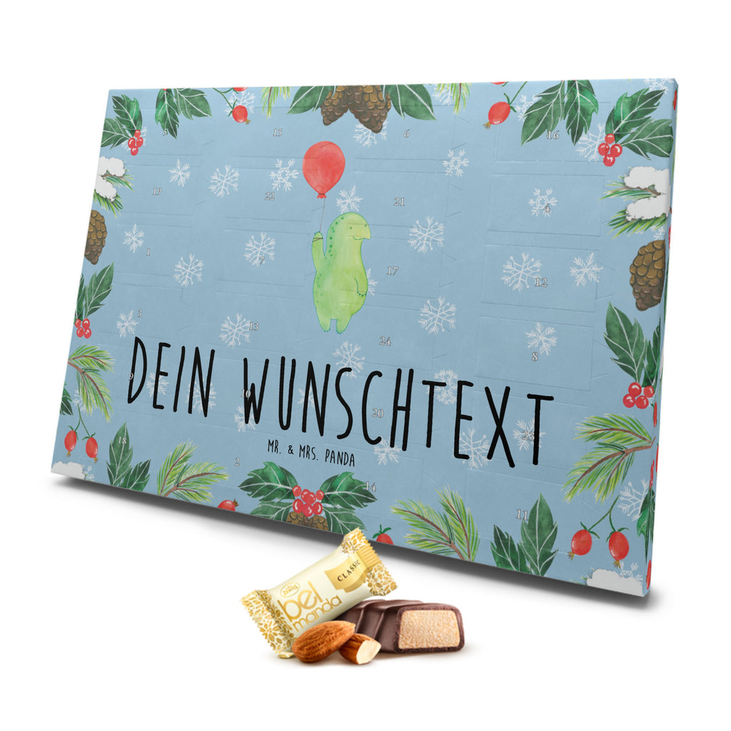 Personalisierter Marzipan Adventskalender Schildkröte Luftballon Personalisierter Marzipan Adventskalender, Schildkröte, Schildkröten, Mutausbruch, Motivation, Motivationsspruch