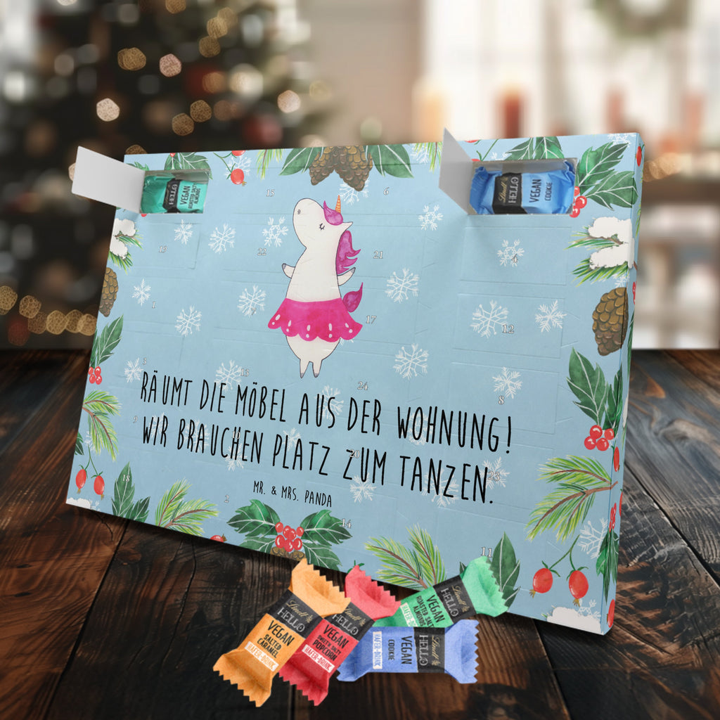 Veganer Adventskalender Einhorn Ballerina Schokoladen Adventskalender, Einhorn, Einhörner, Einhorn Deko, Pegasus, Unicorn, Tanzen, Ballerina, Party, Wohnung, Spaß, Feiern, Geburtstag, Tänzerin, Lebenslust, Lebensfreude