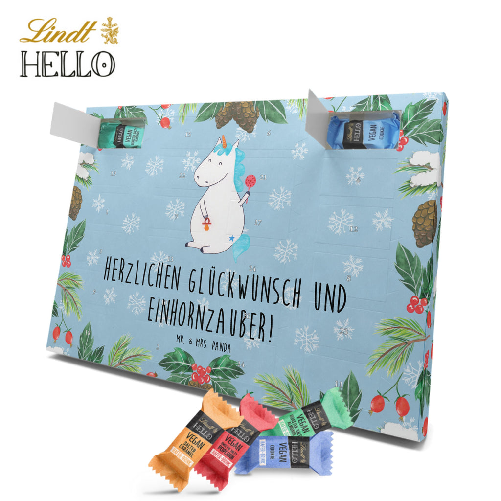 Veganer Adventskalender Einhorn Baby Schokoladen Adventskalender, Einhorn, Einhörner, Einhorn Deko, Pegasus, Unicorn, Mutter, Geburt, Geburtstag, erstes Kind, Baby, Babyglück, Nachwuchs, Eltern, Party, Kind, Schnuller