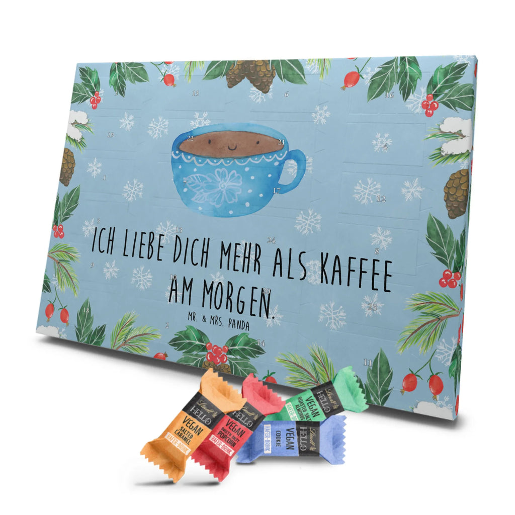 Veganer Adventskalender Kaffee Tasse Schokoladen Adventskalender, Tiermotive, Gute Laune, lustige Sprüche, Tiere, Kaffee, Tasse, Liebe, Geschmack, Genuss, Glücklich