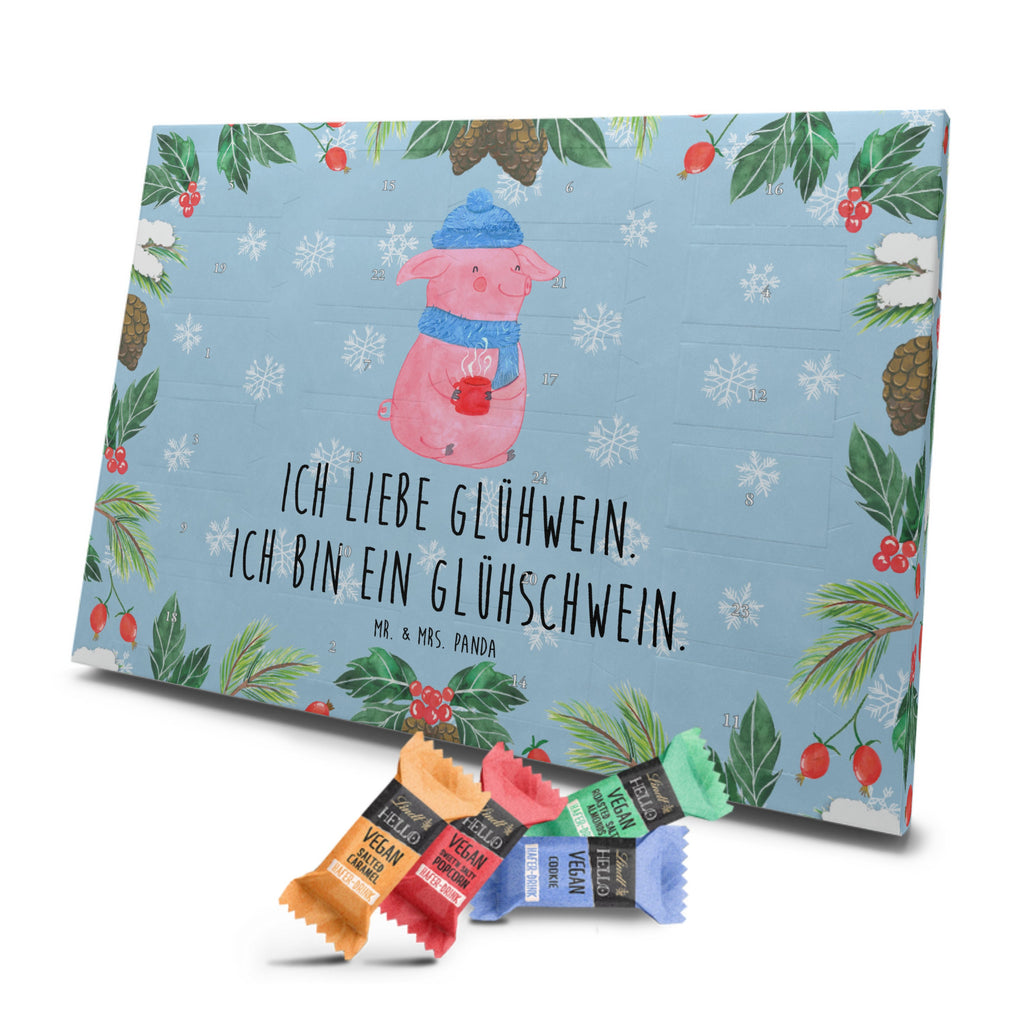 Veganer Adventskalender Schwein Glühwein Schokoladen Adventskalender, Winter, Weihnachten, Weihnachtsdeko, Nikolaus, Advent, Heiligabend, Wintermotiv, Glühschwein, Glühwein, Weihnachtsmarkt, Punsch