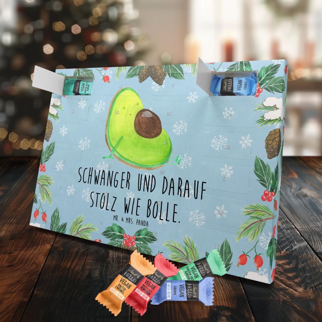 Veganer Adventskalender Avocado Schwangerschaft Schokoladen Adventskalender, Avocado, Veggie, Vegan, Gesund, schwanger, Schwangerschaft, Babyparty, Babyshower