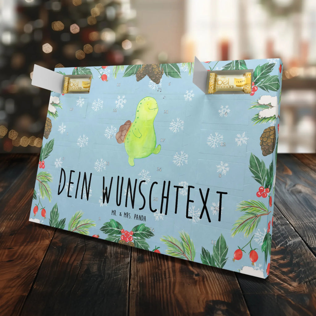 Personalisierter Marzipan Adventskalender Schildkröte Pfeifen Personalisierter Marzipan Adventskalender, Schildkröte, Schildi, Schildkröten, fröhlich, Glück, Motivation, Lebensfreude, Depression, Trennung, Neuanfang