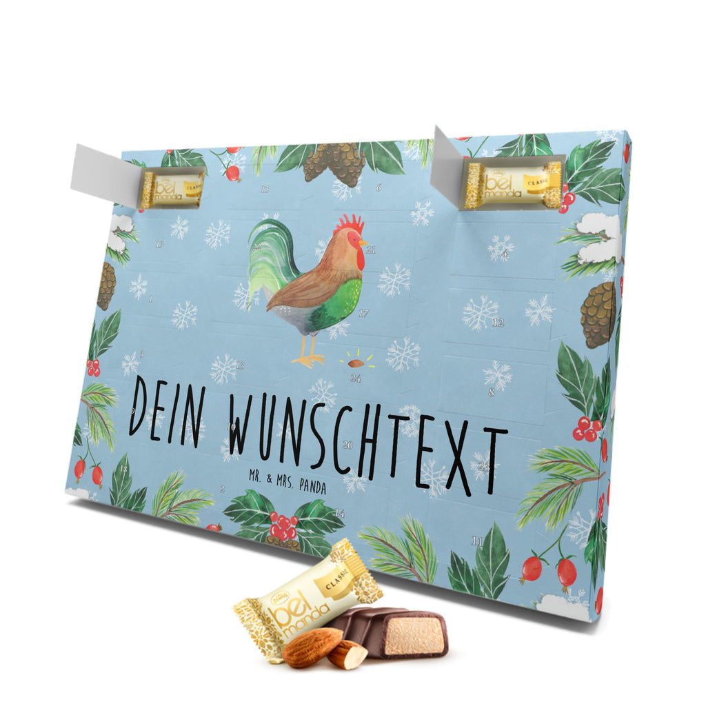 Personalisierter Marzipan Adventskalender Hahn Korn Personalisierter Marzipan Adventskalender, Bauernhof, Hoftiere, Landwirt, Landwirtin, Hahn, Korn, Henne, Eier, Natur