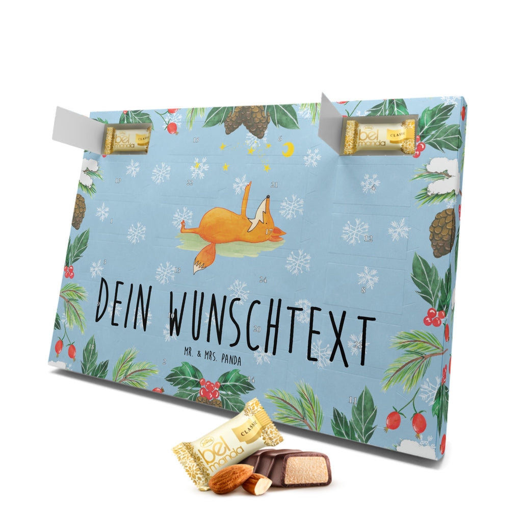 Personalisierter Marzipan Adventskalender Fuchs Sterne Personalisierter Marzipan Adventskalender, Fuchs, Füchse, tröstende Worte, Spruch positiv, Spruch schön, Romantik, Always Look on the Bright Side of Life