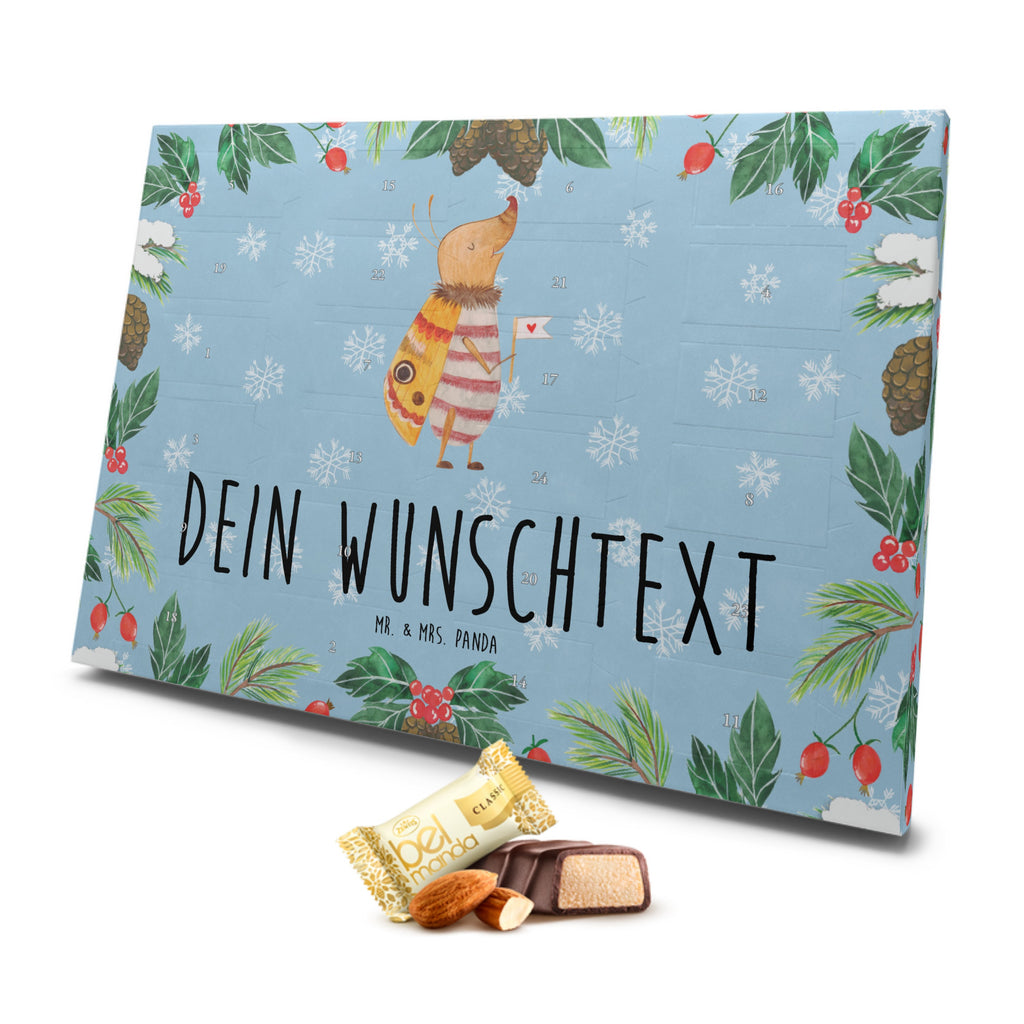 Personalisierter Marzipan Adventskalender Nachtfalter Fähnchen Personalisierter Marzipan Adventskalender, Tiermotive, Gute Laune, lustige Sprüche, Tiere, Nachtfalter, Käfer, Spruch lustig, Spruch witzig, süß, niedlich, Küche Deko, Was kostet die Welt