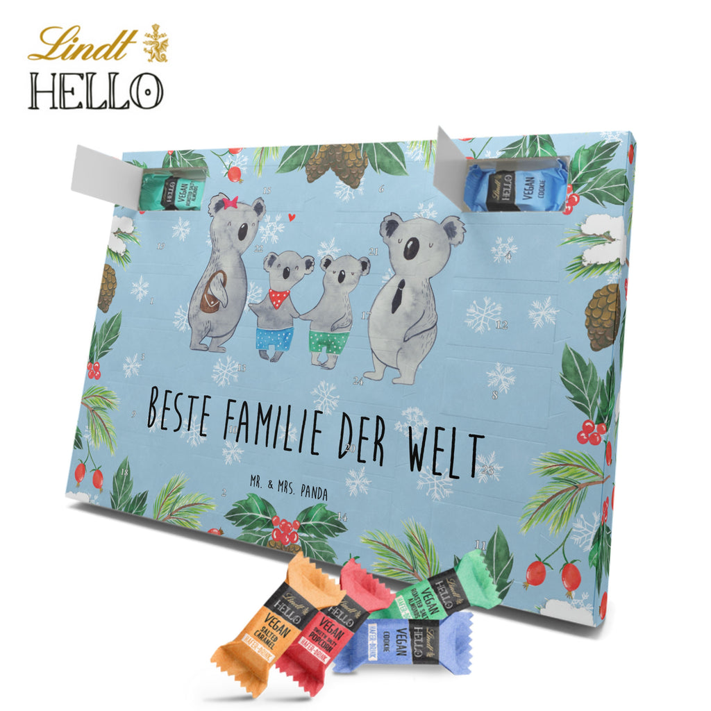 Veganer Adventskalender Koala Familie zwei Schokoladen Adventskalender, Familie, Vatertag, Muttertag, Bruder, Schwester, Mama, Papa, Oma, Opa, Koala, Koalabär, beste Familie, Familienzeit, Familienleben, Koalafamilie, Lieblingsfamilie