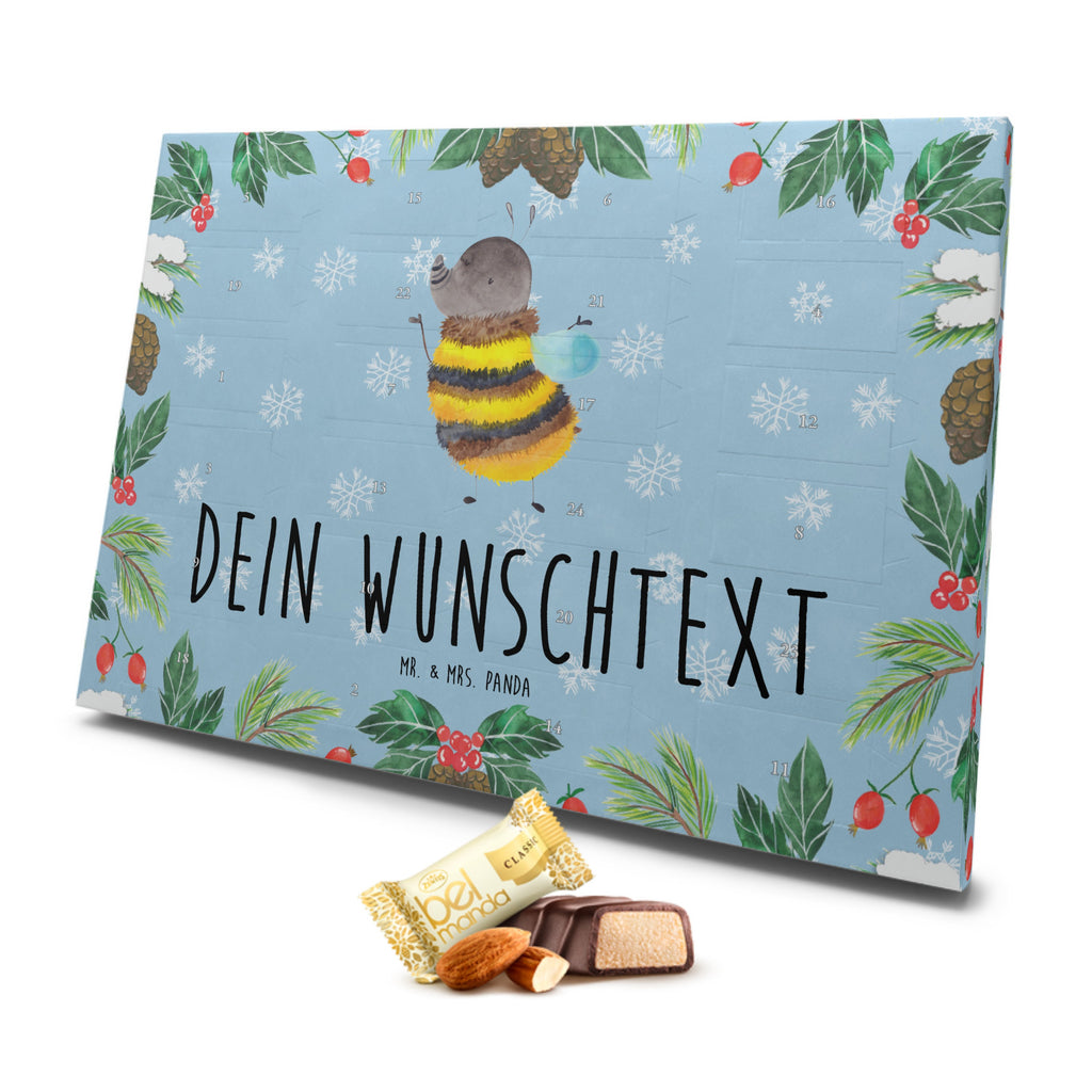 Personalisierter Marzipan Adventskalender Hummel flauschig Personalisierter Marzipan Adventskalender, Tiermotive, Gute Laune, lustige Sprüche, Tiere, Hummel, Flauschig, Biene, Blume, Natur