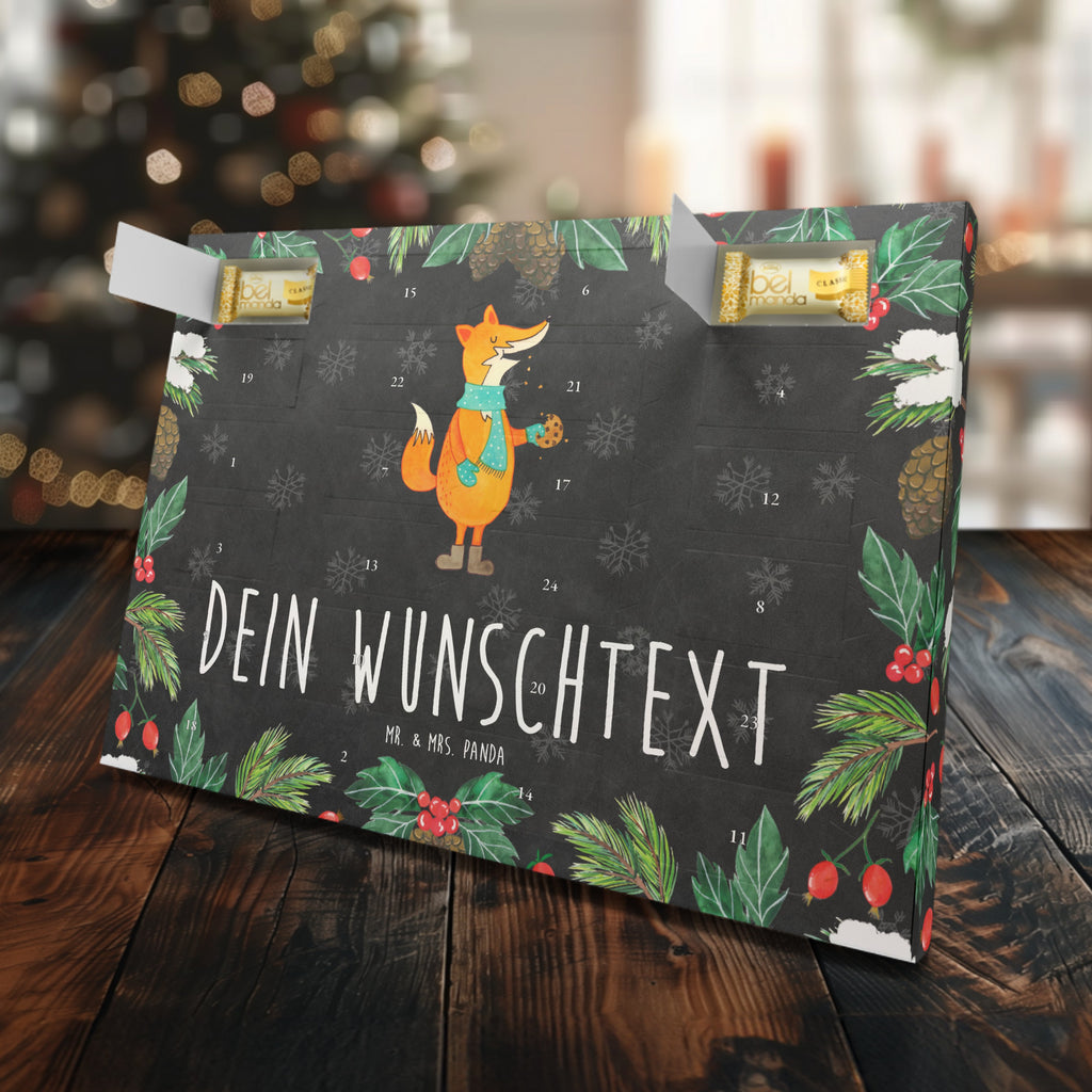 Personalisierter Marzipan Adventskalender Fuchs Keks Personalisierter Marzipan Adventskalender, Fuchs, Füchse, Backen Spruch, Kekse, Winter, Weihnachtszeit, Plätzchen, Liebe, Küche Deko