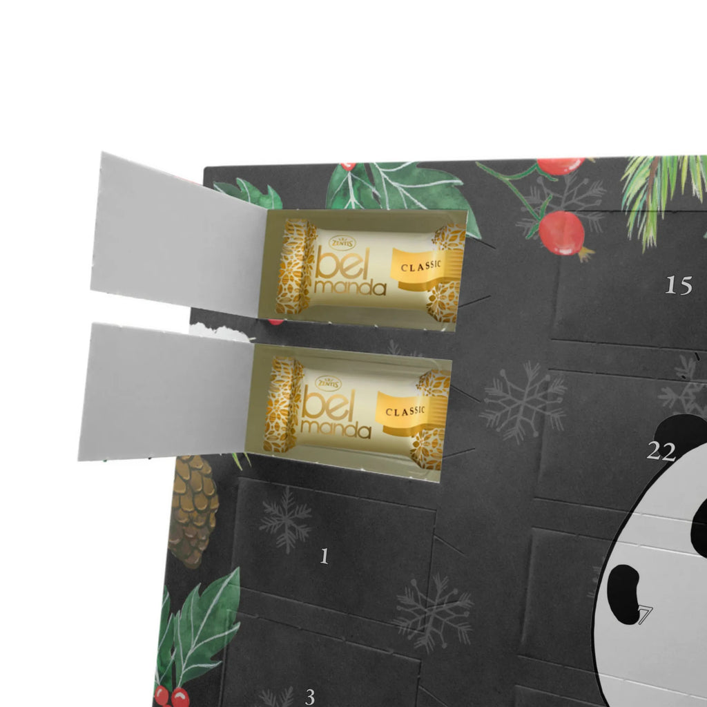 Personalisierter Marzipan Adventskalender Panda Geburtstag Personalisierter Marzipan Adventskalender