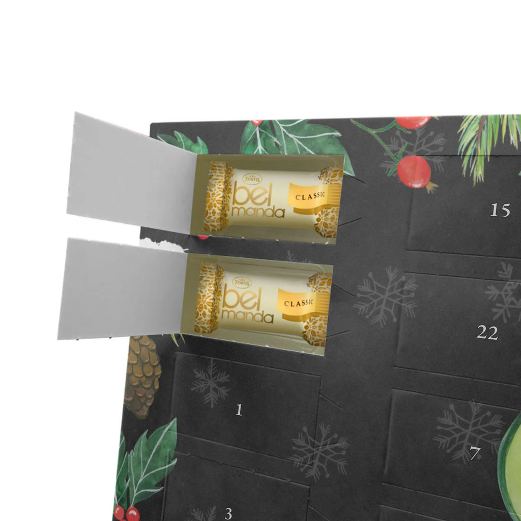 Personalisierter Marzipan Adventskalender Avocado Kern Personalisierter Marzipan Adventskalender, Avocado, Veggie, Vegan, Gesund, Avokado, Avocadokern, Kern, Pflanze, Spruch Leben