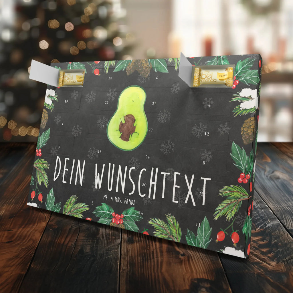 Personalisierter Marzipan Adventskalender Avocado Kern Personalisierter Marzipan Adventskalender, Avocado, Veggie, Vegan, Gesund, Avokado, Avocadokern, Kern, Pflanze, Spruch Leben