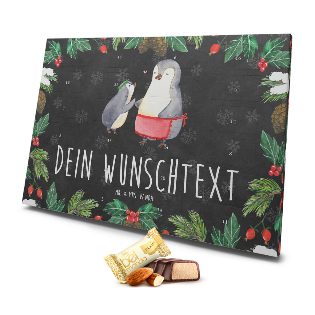 Personalisierter Marzipan Adventskalender Pinguin mit Kind Personalisierter Marzipan Adventskalender, Familie, Vatertag, Muttertag, Bruder, Schwester, Mama, Papa, Oma, Opa, Geschenk, Mami, Mutti, Mutter, Geburststag