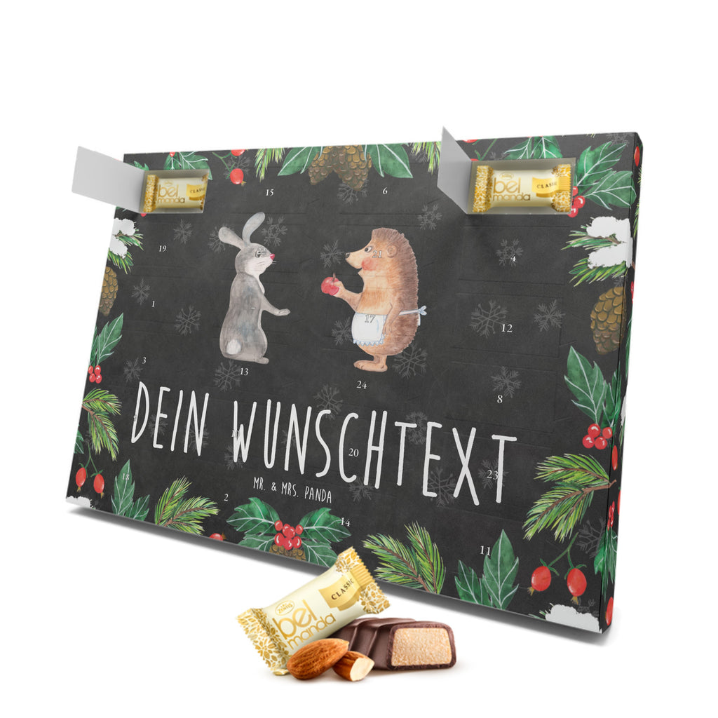 Personalisierter Marzipan Adventskalender Hase Igel Personalisierter Marzipan Adventskalender, Tiermotive, Gute Laune, lustige Sprüche, Tiere, Igel und Hase, Igel, Hase, Liebe Spruch, Liebeskummer Geschenk, Herzschmerz, Trösten, Trennungsschmerz, Spruch romantisch