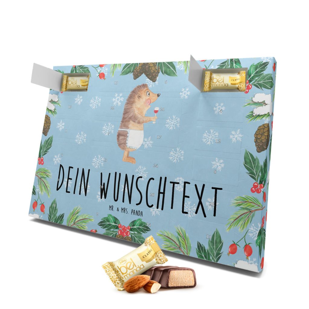 Personalisierter Marzipan Adventskalender Igel Wein Personalisierter Marzipan Adventskalender, Tiermotive, Gute Laune, lustige Sprüche, Tiere, Wein Spruch, Igel, Geschenk Weintrinker, Geschenk Weinliebhaber, Wein Deko, Weinglas, Rotwein, Weißwein, Wein trinken