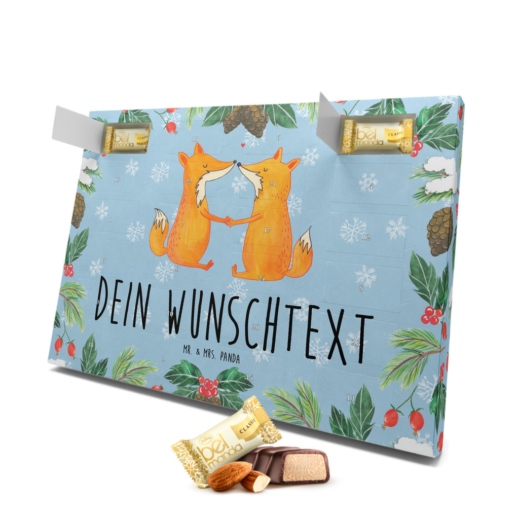 Personalisierter Marzipan Adventskalender Füchse Liebe Personalisierter Marzipan Adventskalender, Fuchs, Füchse, Fox, Liebe, Liebespaar, Paar, Partner, Freundin, Freund, Ehe, Verlobte, Ehemann, Ehefrau, Liebesbeweis