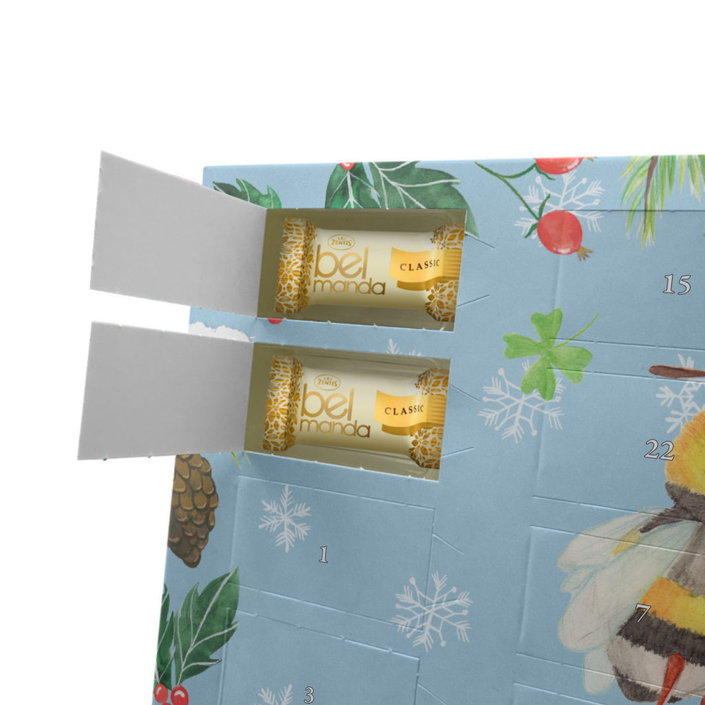 Personalisierter Marzipan Adventskalender Hummeln Kleeblatt Personalisierter Marzipan Adventskalender, Tiermotive, Gute Laune, lustige Sprüche, Tiere, Hummel, Biene, Spruch positiv, Biene Deko, Spruch schön, glücklich sein, glücklich werden, Spruch fröhlich