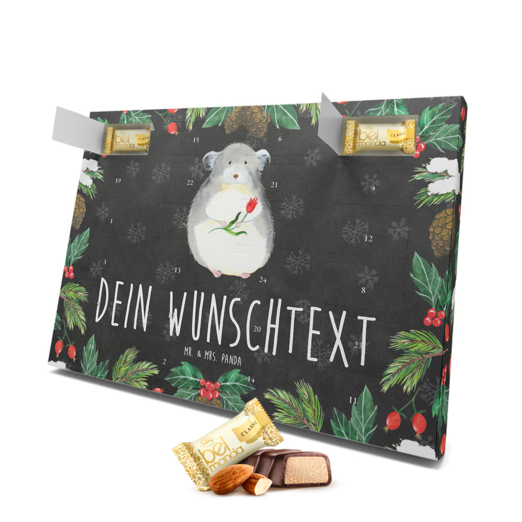 Personalisierter Marzipan Adventskalender Chinchilla Blume Personalisierter Marzipan Adventskalender, Tiermotive, Gute Laune, lustige Sprüche, Tiere, Chinchilla, Chinchillas, Liebeskummer, Kummer, Depressionen, traurig sein, Chaos, Glücklichsein, Büro, Büroalltag