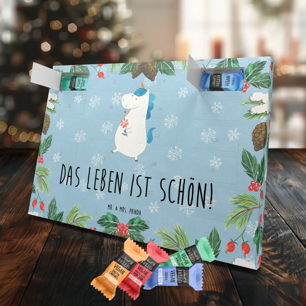 Veganer Adventskalender Einhorn Spaziergang Schokoladen Adventskalender, Einhorn, Einhörner, Einhorn Deko, Pegasus, Unicorn, Glitzer, Blumen, Spaziergang, Motivation, Gute Laune, Freude, Freundin, Mutter, Schwester