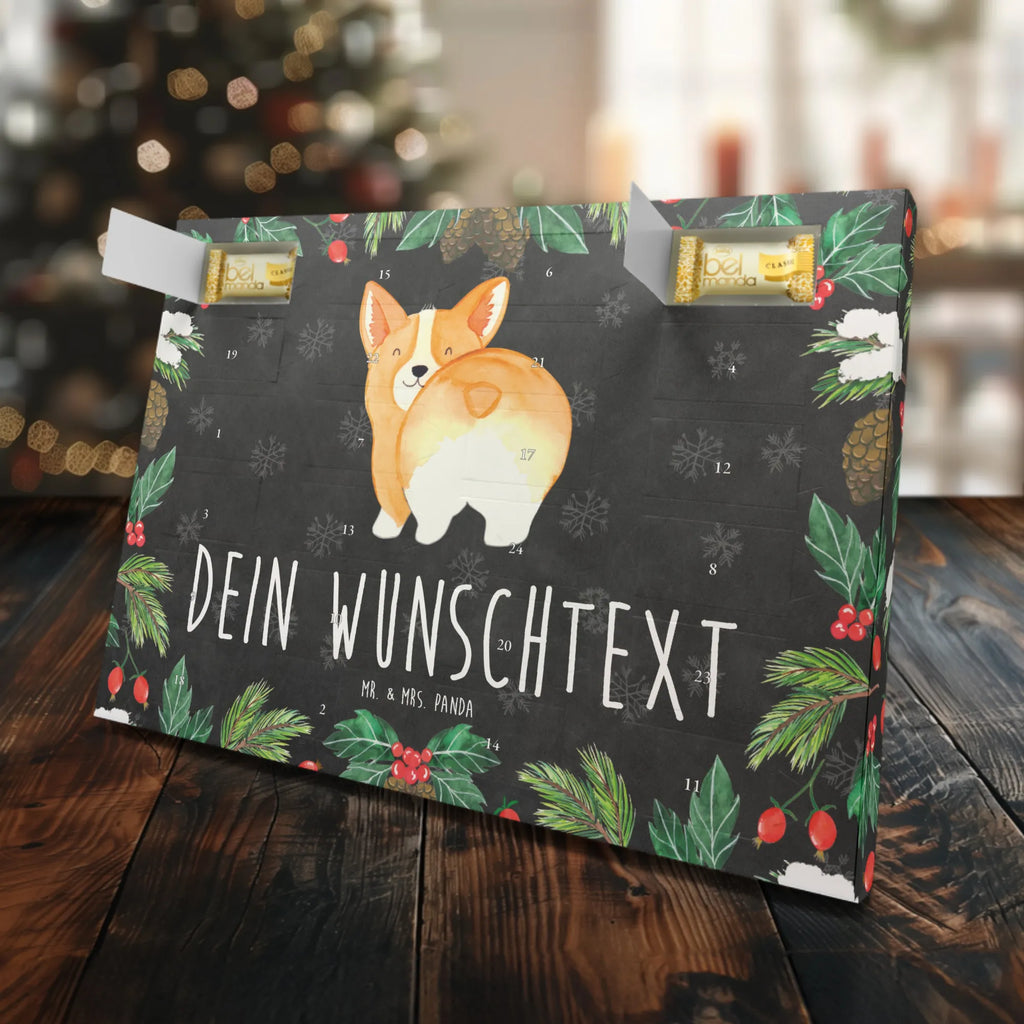 Personalisierter Marzipan Adventskalender Corgi Po Personalisierter Marzipan Adventskalender, Hund, Hundemotiv, Haustier, Hunderasse, Tierliebhaber, Hundebesitzer, Sprüche, Corgie, Hundeliebe, Motivation, Selbstliebe, Spruch