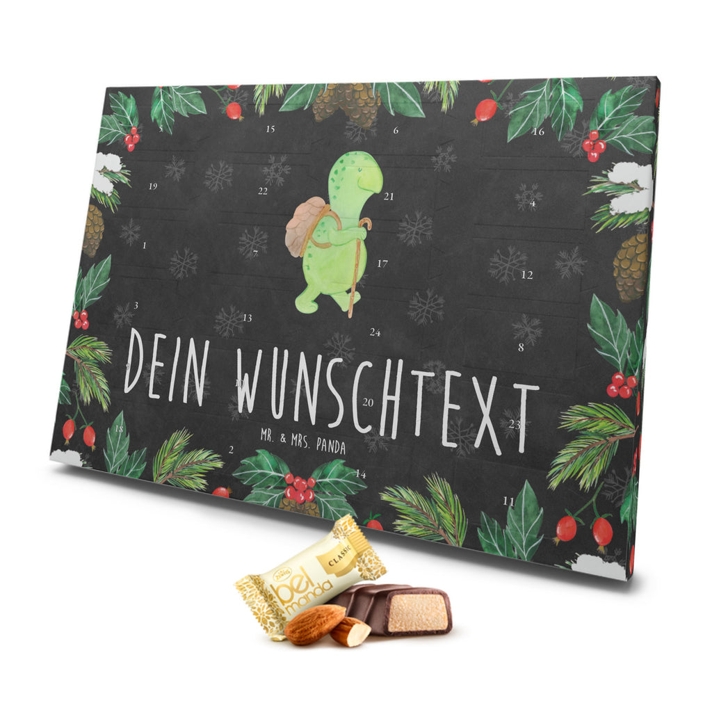 Personalisierter Marzipan Adventskalender Schildkröte Wanderer Personalisierter Marzipan Adventskalender, Schildkröte, Schildkröten, Motivation, Motivationsspruch, Motivationssprüche, Neuanfang