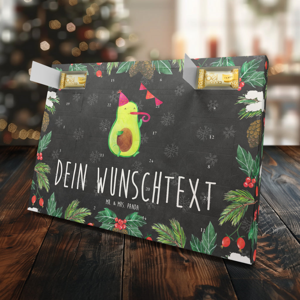 Personalisierter Marzipan Adventskalender Avocado Party Zeit Personalisierter Marzipan Adventskalender, Avocado, Veggie, Vegan, Gesund