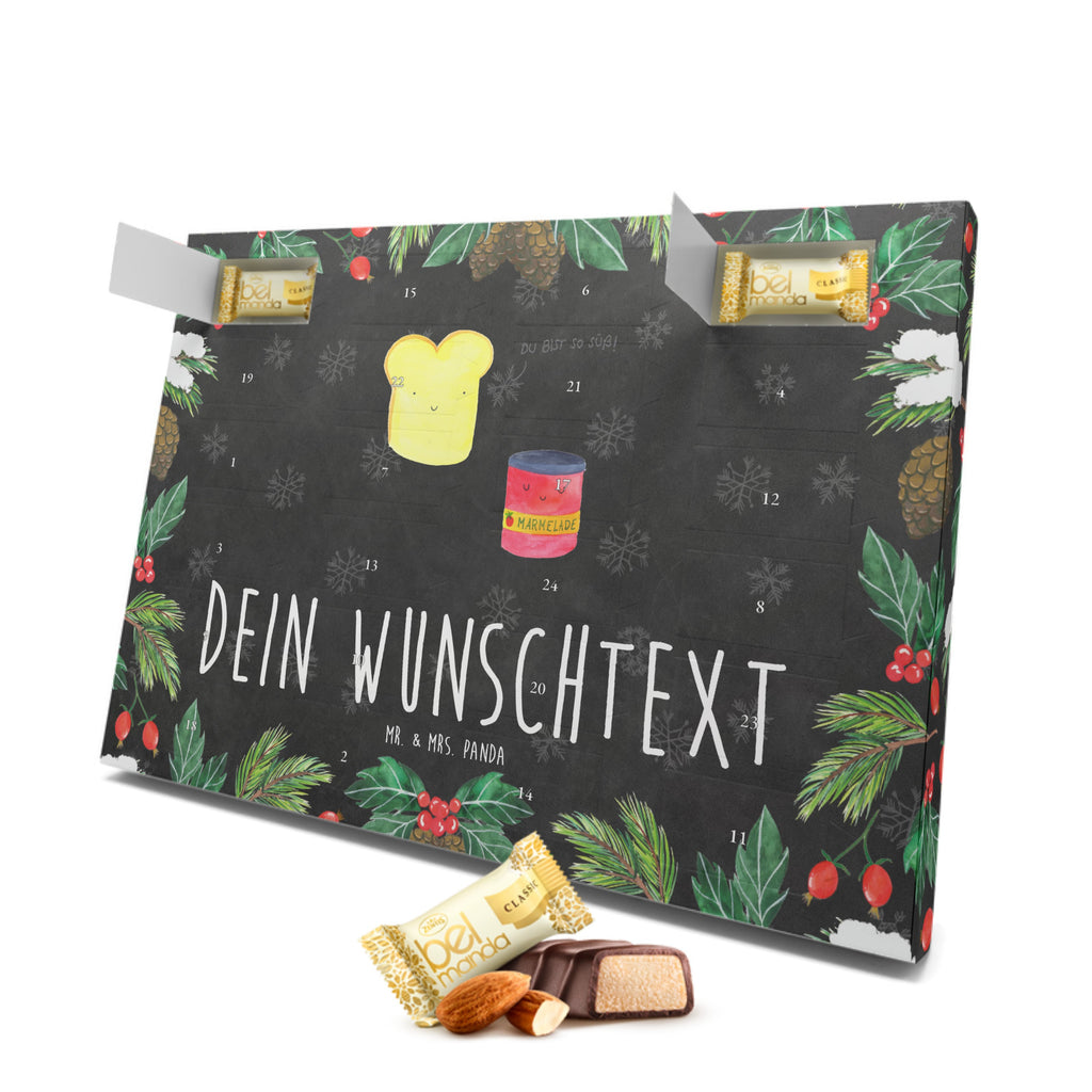 Personalisierter Marzipan Adventskalender Toast Marmelade Personalisierter Marzipan Adventskalender, Tiermotive, Gute Laune, lustige Sprüche, Tiere, Toast, Marmelade, Dreamteam, süße Postkarte, süß, Küche Deko, Küche Spruch, Frühstück Einladung, Brot, Toastbrot