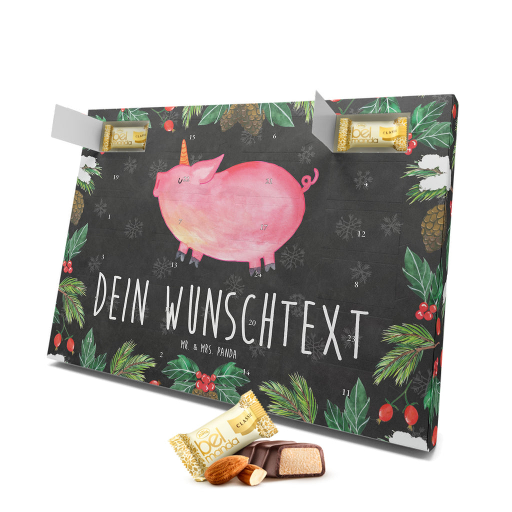 Personalisierter Marzipan Adventskalender Einhorn Schwein Personalisierter Marzipan Adventskalender, Einhorn, Einhörner, Einhorn Deko, Pegasus, Unicorn, Party, Spaß, Schwein, Schweinhorn, Bauer, witzig. lustig, Spruch, geschenk, Pig, Piggy, funny, english, englisch