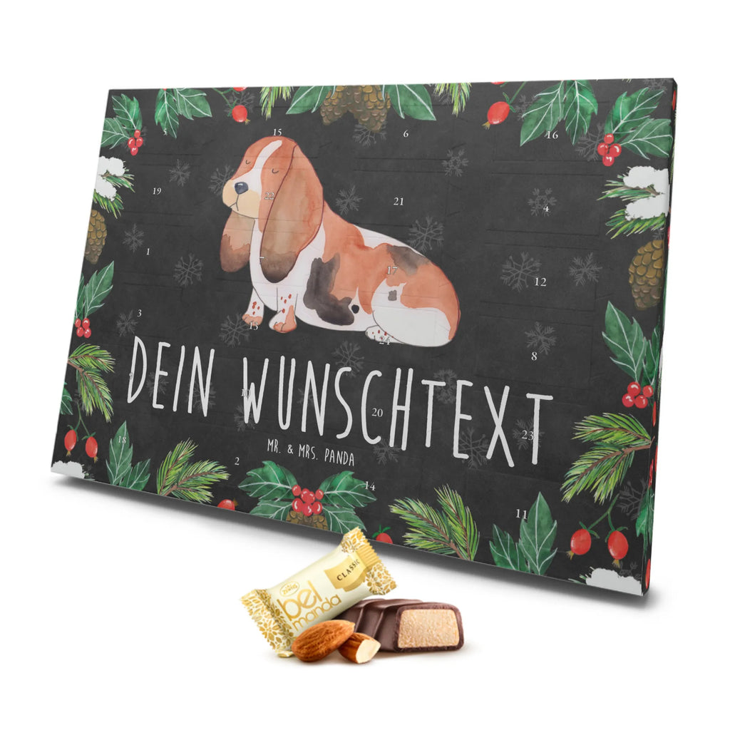 Personalisierter Marzipan Adventskalender Hund Basset Hound Personalisierter Marzipan Adventskalender, Hund, Hundemotiv, Haustier, Hunderasse, Tierliebhaber, Hundebesitzer, Sprüche, Basset Hound, Basset, Hundeliebe, kinderlos