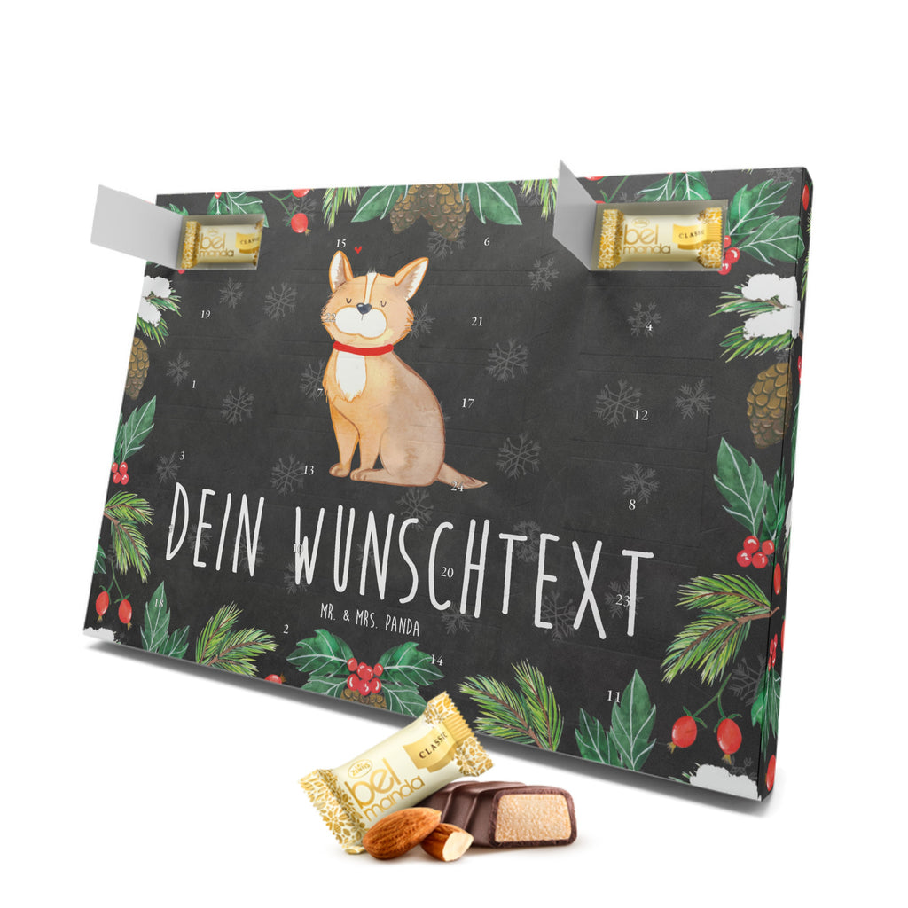 Personalisierter Marzipan Adventskalender Hund Glück Personalisierter Marzipan Adventskalender, Hund, Hundemotiv, Haustier, Hunderasse, Tierliebhaber, Hundebesitzer, Sprüche, Corgie, Hundeliebe, Spruch, Hundemama, Liebe