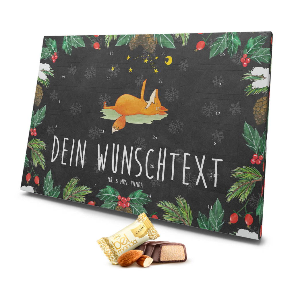 Personalisierter Marzipan Adventskalender Fuchs Sterne Personalisierter Marzipan Adventskalender, Fuchs, Füchse, tröstende Worte, Spruch positiv, Spruch schön, Romantik, Always Look on the Bright Side of Life