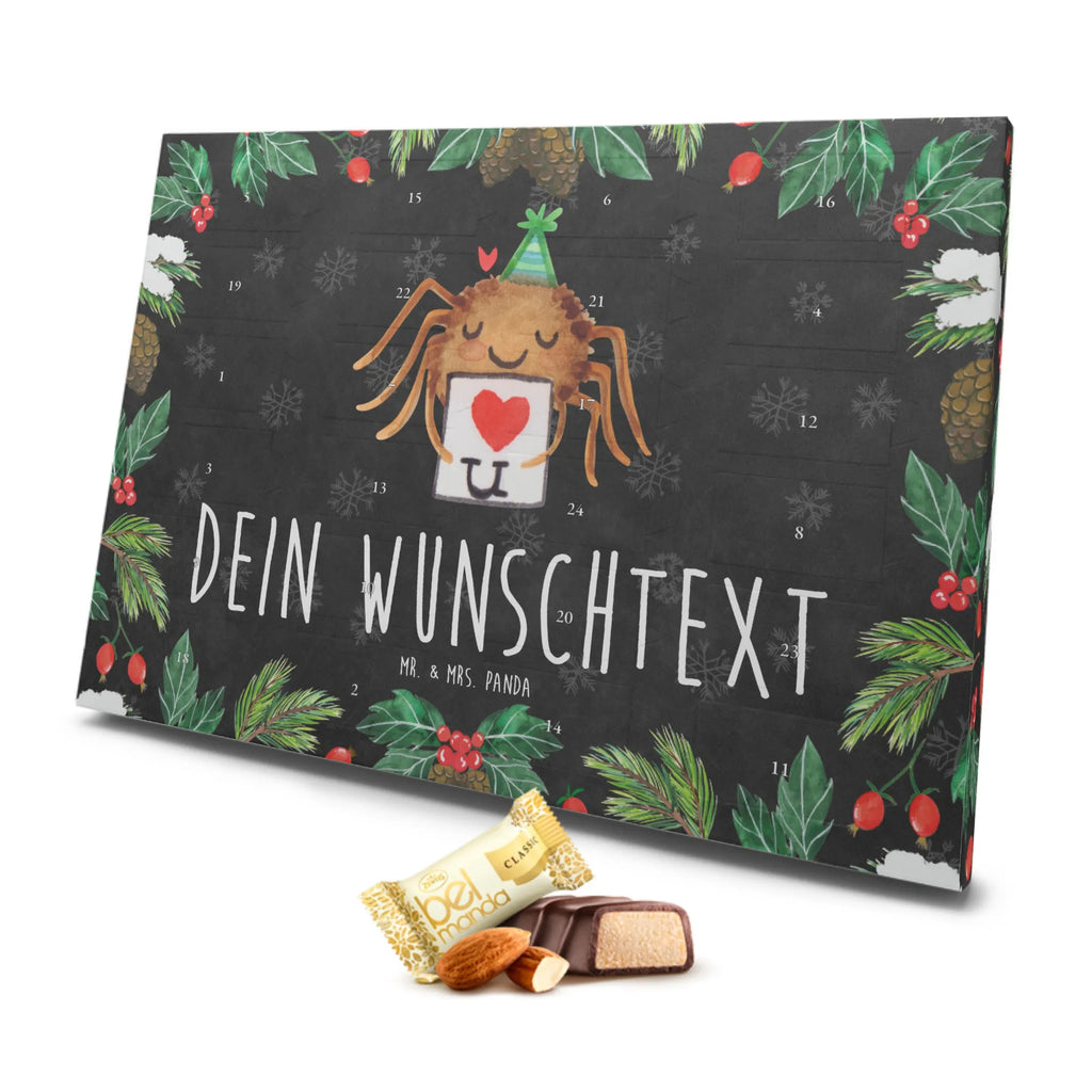 Personalisierter Marzipan Adventskalender Spinne Agathe Brief Personalisierter Marzipan Adventskalender, Spinne Agathe, Spinne, Agathe, Videos, Merchandise, Liebesbeweis, Ich Liebe dich, Heiratsantrag, Verliebt, Liebespaar, Liebesgeschenk, Treuebeweis, Treuetest