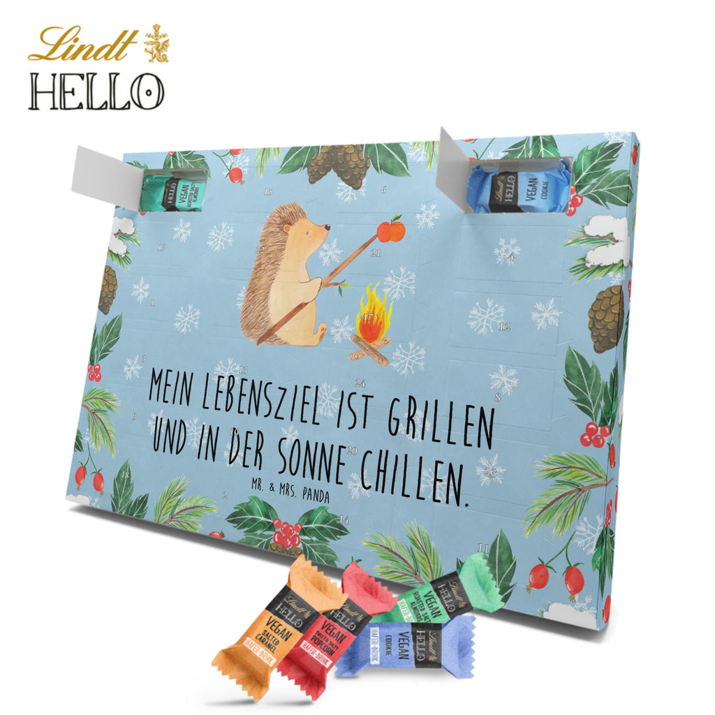 Veganer Adventskalender Igel Grillen Schokoladen Adventskalender, Tiermotive, Gute Laune, lustige Sprüche, Tiere, Igel, Grillen, Ziele, Motivation, arbeitslos, Sinn des Lebens, Spruch